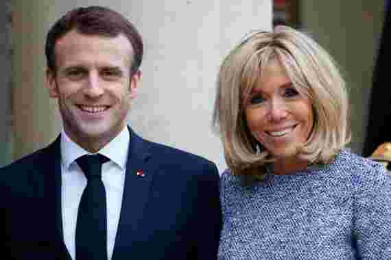 Emmanuel Macron was in the same class as his wife's daughter in school