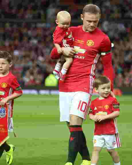 Wayne Rooney's son Kai is a carbon copy of the footballer